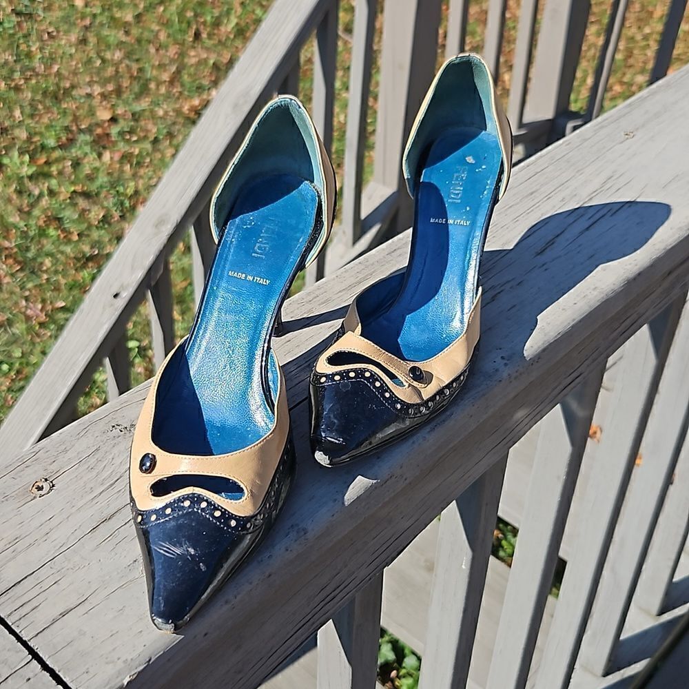 Vintage Fendi project heels size 36.5
